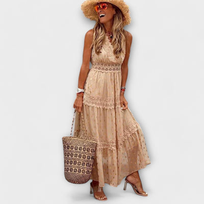 Lola - Robe maxi en dentelle boho