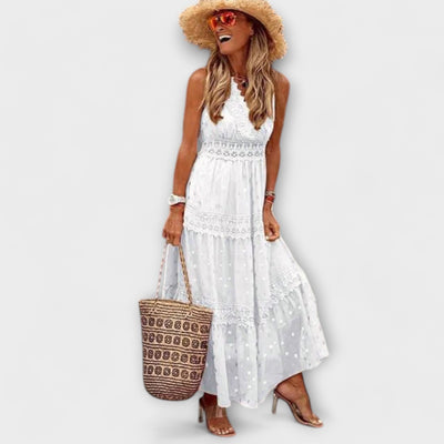 Lola - Robe maxi en dentelle boho