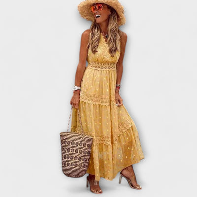 Lola - Robe maxi en dentelle boho