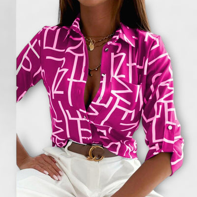 Maria - Blouse à col classique