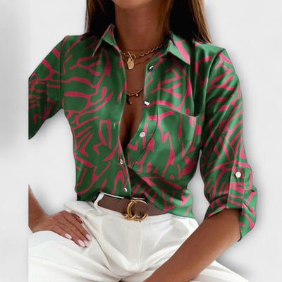 Maria - Blouse à col classique