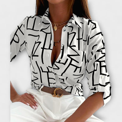 Maria - Blouse à col classique