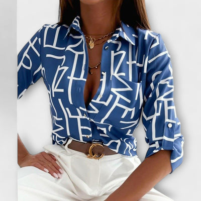 Maria - Blouse à col classique