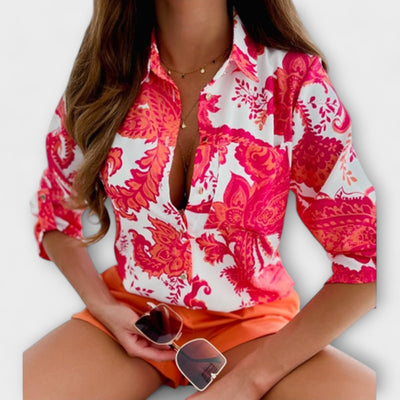 Maria - Blouse à col classique